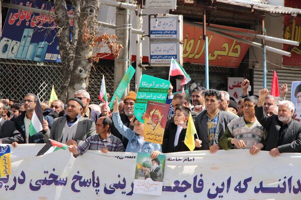 حضور پرشور مردم شهرستان سملقان در راهپیمایی روز قدس