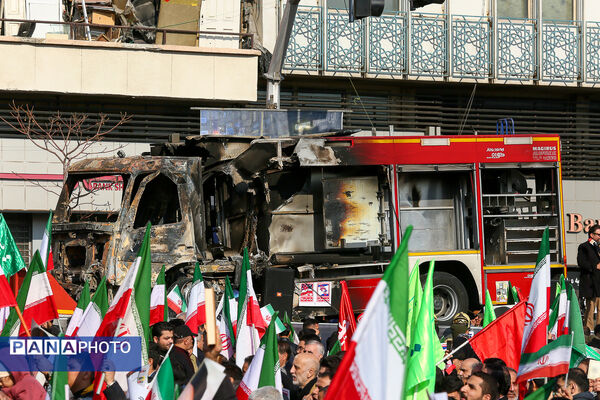 راهپیمایی محکومیت اقدامات تروریستی آمریکا و رژیم صهیونیستی علیه ملت ایران