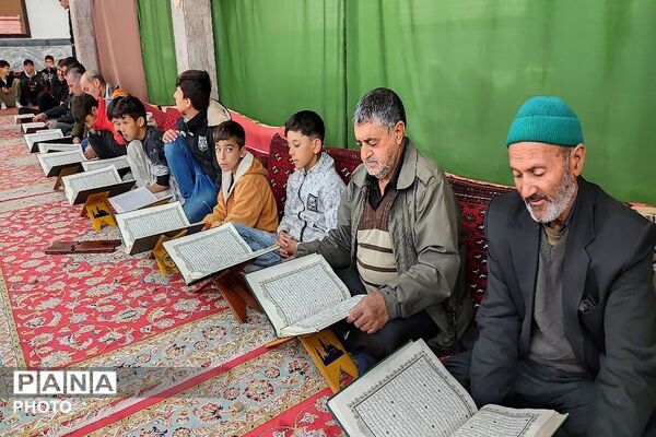 قرائت قرآن در شب بیست سوم ماه مبارک رمضان مسجد جامع شهر بار 
