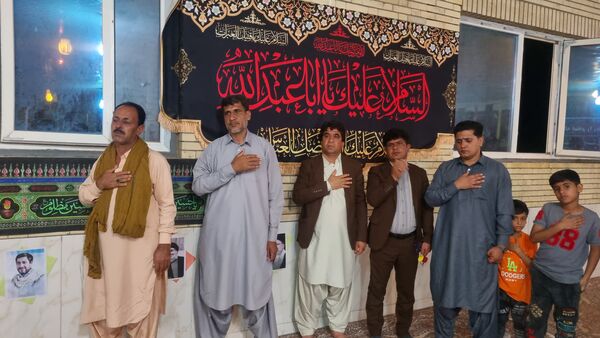 مراسم گرامیداشت شهید جهادگر حاج حمید حیدری در روستای مزرعه شهید بهشتی 