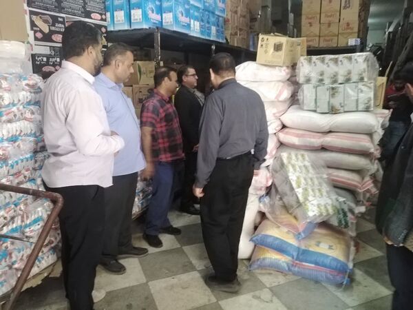 بازدید و نظارت بر بازار با حضور فرماندار و رئیس اداره صمت شهرستان کاشمر