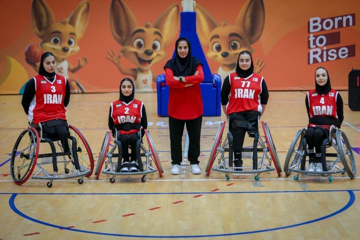 تیم بسکتبال با ویلچر سه نفره دختران نایب قهرمان شد