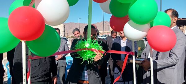  آیین افتتاح طرح شهید سردار سلیمانی در باخرز