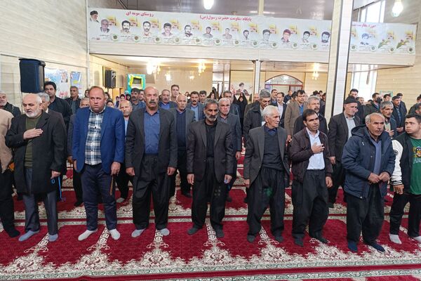 یادواره شهدا در دهستان مومه‌ای از توابع اسلام آباد غرب 