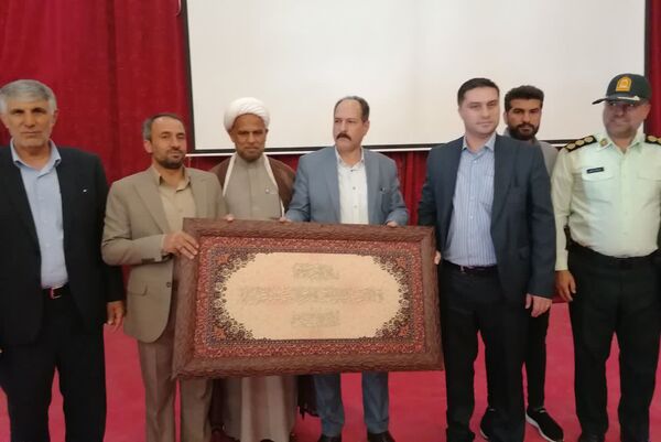 آیین تکریم و معارفه رئیس شعبه اول دادگاه عمومی و رئیس حوزه قضایی شهرستان بیضا 