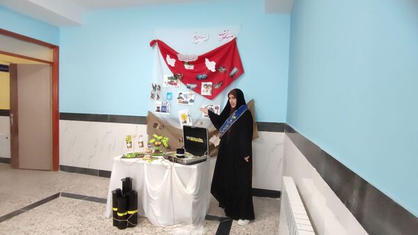 افتتاحیه نمایشگاه مدرسه انقلاب  در سملقان