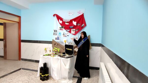افتتاحیه نمایشگاه مدرسه انقلاب  در سملقان