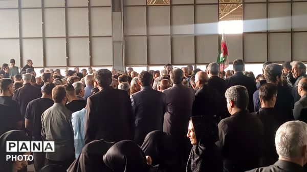 تشییع پیکر جانباز شهید «حاج سیامک حسین پناه اقدم» در مرند 