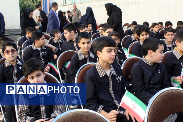 آیین خشت‌گذاری دبستان شهید خداقلی