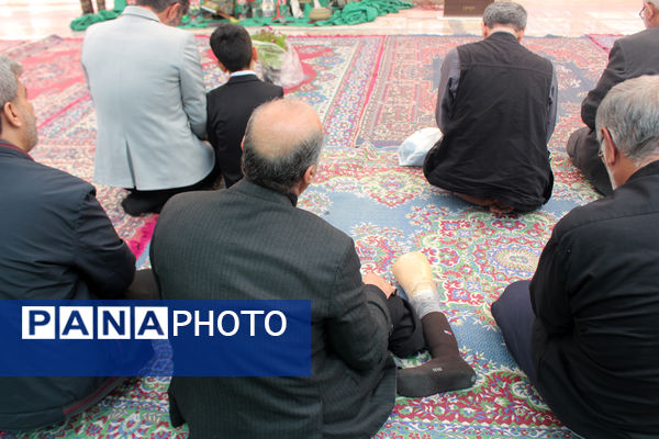 مراسم تحویل سال در گلزار شهدای قم