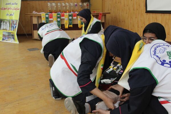 بزرگداشت سالروز تأسیس سازمان دانش‌آموزی در آمل