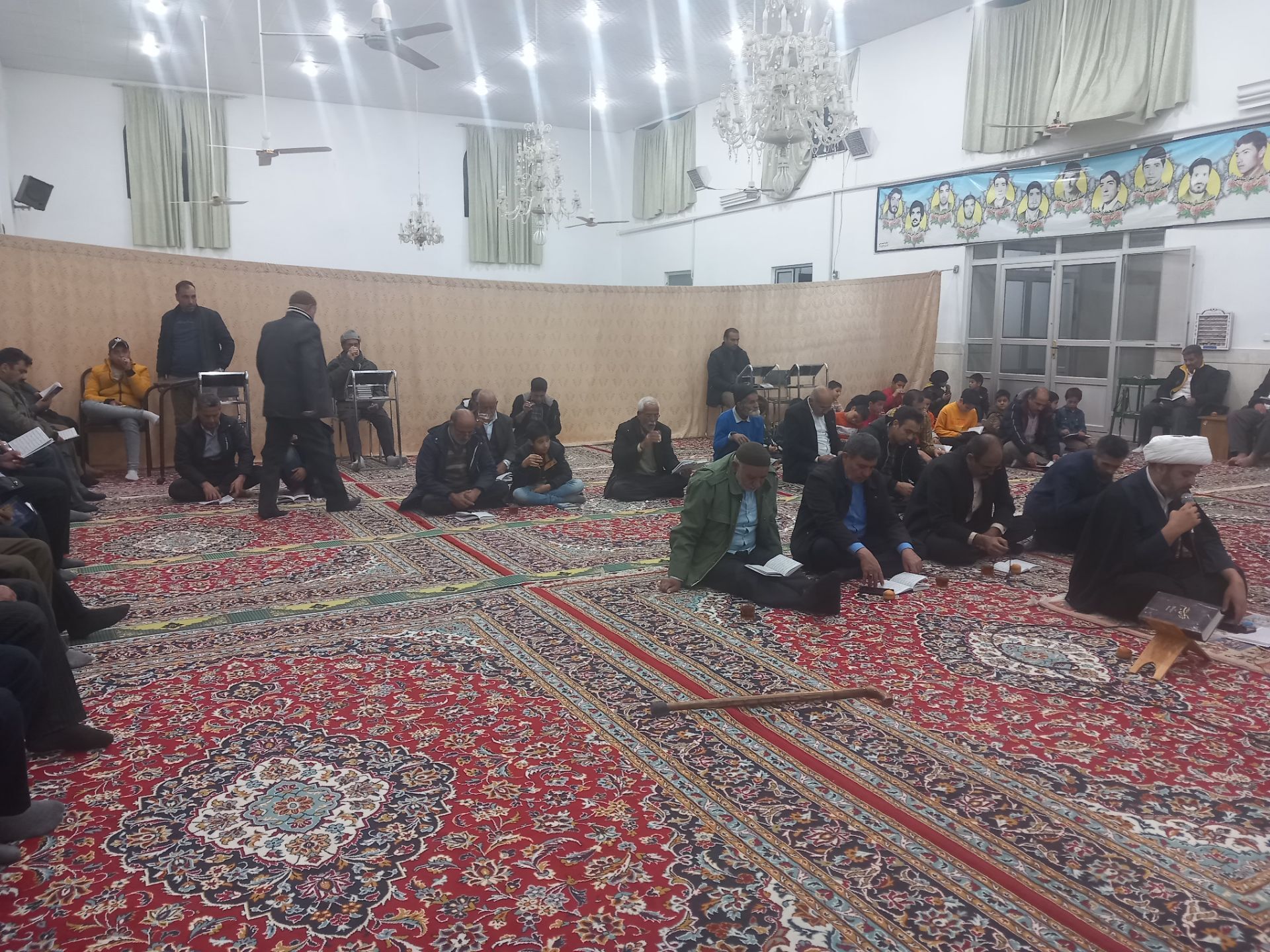 مراسم پرفیض نماز جماعت و دعای کمیل در روستای مهدی آباد خلیل آباد 