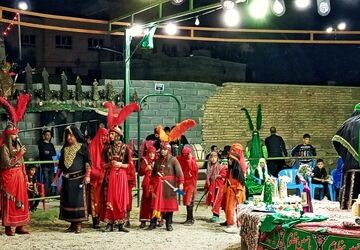 بازآفرینی حماسه عاشورا در تعزیه شهر بن