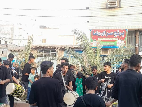 آیین سنتی علم‌گردانی در شهرستان میناب 
