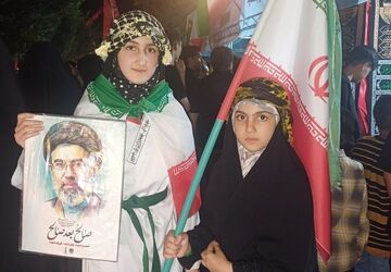 سوگواری «احلی من العسل» با حضور دانش‌آموزان البرز