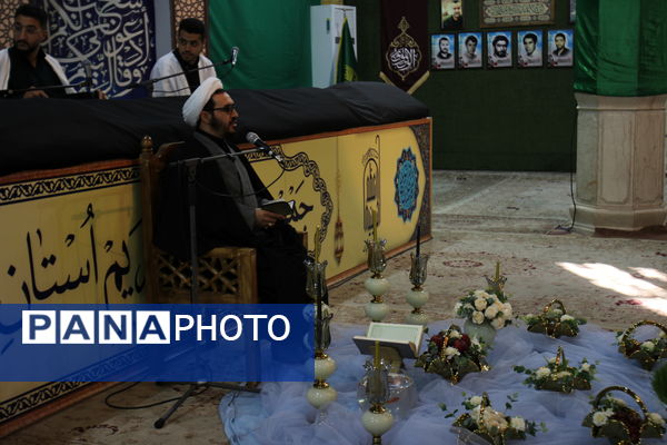 جزء خوانی قرآن کریم در حسینیه اعظم زنجان 