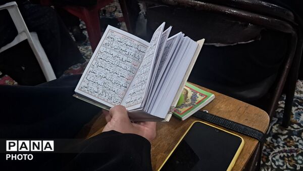 مراسم روضه و سینه زنی در مسجد صاحب‌الزمان(عج)