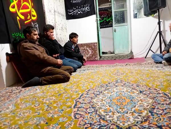 مراسم عزاداری ایام  فاطمیه در موکب مردمی شاهزاده علی اصغر فدافن 