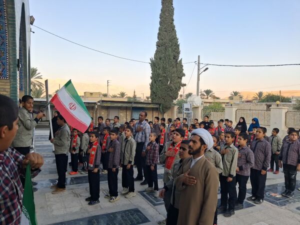 مراسم عطرافشانی و گلباران قبور مطهر شهدا و شهید ابراهیم رضوی به‌‌مناسبت سالروز شهادت این شهید والامقام
