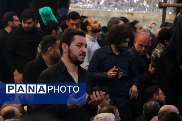 وداع با پیکر مطهر شهید حسین امیرعبدالهیان در شهرستان ری