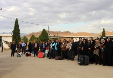 اعزام دختران اسفراین، بام و صفی‌آباد به اردوی راهیان نور 