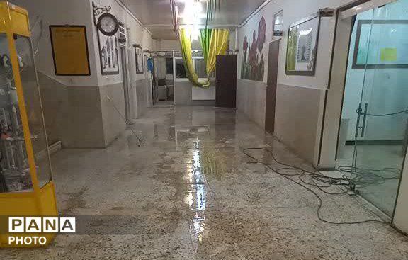  آماده‌سازی  دبیرستان شاهد معراج  در طرح پروژه مهر