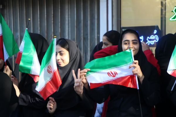 خروش دانش‌آموزان گرگانی در روز حماسه و بصیرت