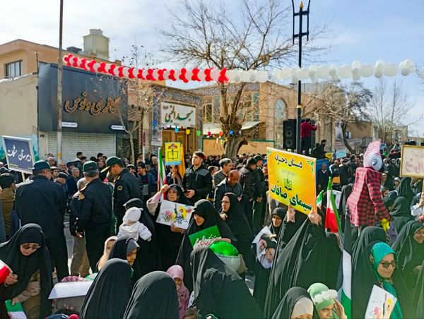  راهپیمایی بیست و دو بهمن در کاشمر