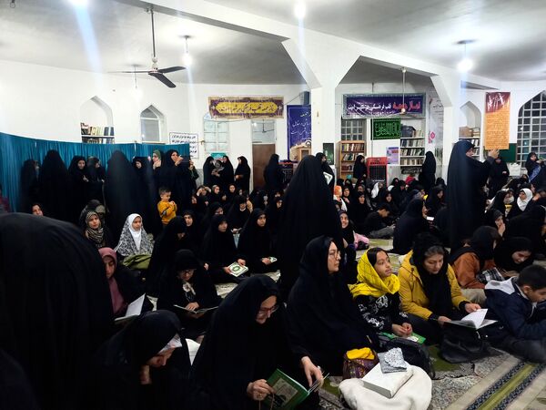 مراسم گرامیداشت شهادت سید حسن نصرالله در مسجد جامع آشخانه 