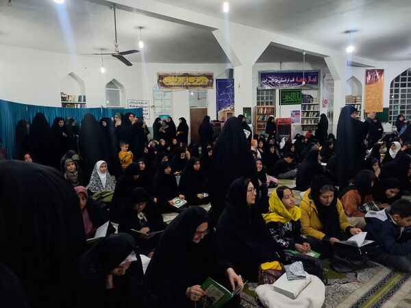 مراسم گرامیداشت شهادت سید حسن نصرالله در مسجد جامع آشخانه 