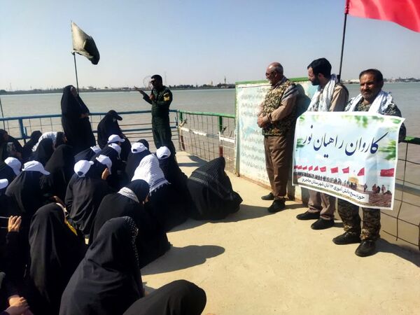 کاروان راهیان نور دانش‌آموزان دختر خراسان شمالی