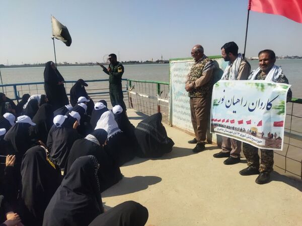 کاروان راهیان نور دانش‌آموزان دختر خراسان شمالی