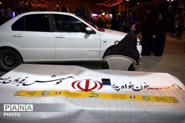 مهمانی بزرگ خیابانی عید سعید غدیر خم در فارسانِ 