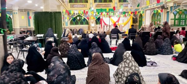 جشن باشکوه ولادت امام علی ع در روستای کاریزک خلیل آباد