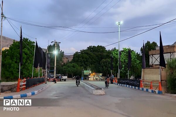 شهر بار، رنگ بوی محرم گرفت برای خون خدا
