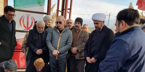 مراسم بزرگداشت سومین روز تدفین شهید گمنام در شهر قاضی