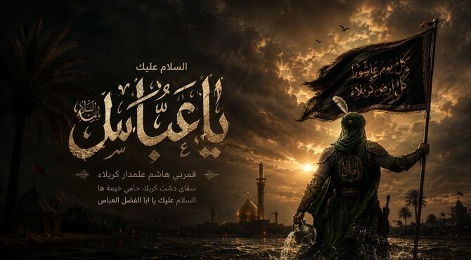 حضرت ابوالفضل (ع)؛ علمدار وفاداری و سقای عطشان کربلا