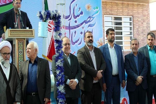 آیین نمادین نواختن زنگ آغاز تحصیلی در مدارس خوزستان