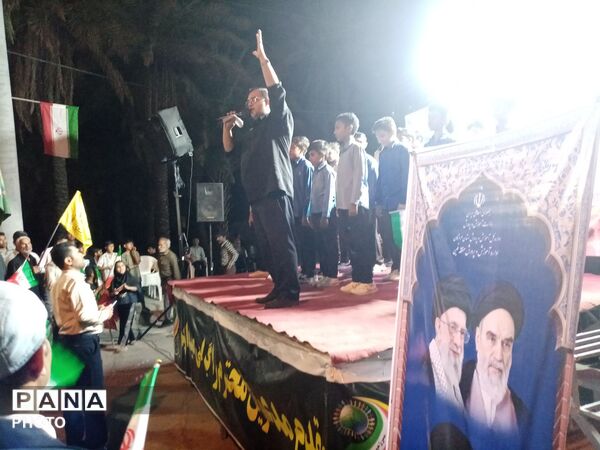 مردم فین هرمزگان با آرمان‌های انقلاب اسلامی