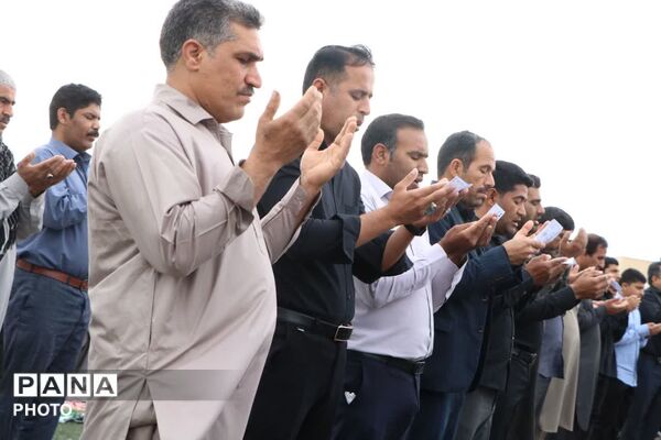 برگزاری نماز عید فطر در شهرستان ریگان