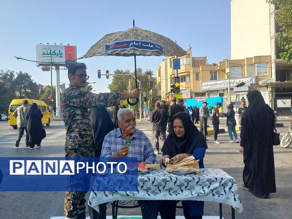 پیاده روی جاماندگان اربعین در اصفهان