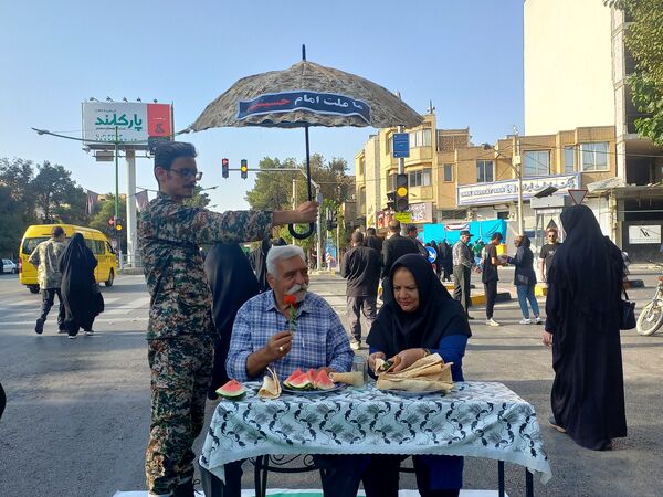 پیاده روی جاماندگان اربعین در اصفهان