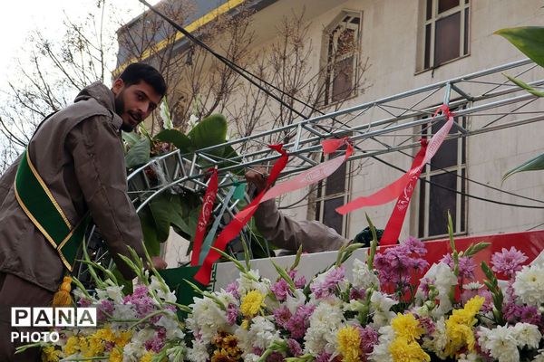 قرچک میزبانِ پیکر خادمِ شهید 