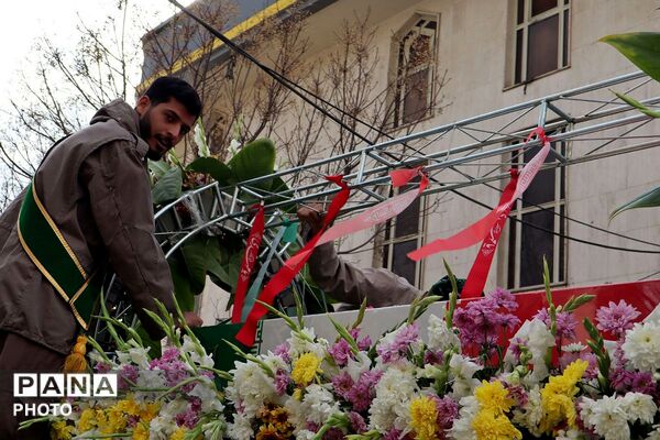 قرچک میزبانِ پیکر خادمِ شهید 