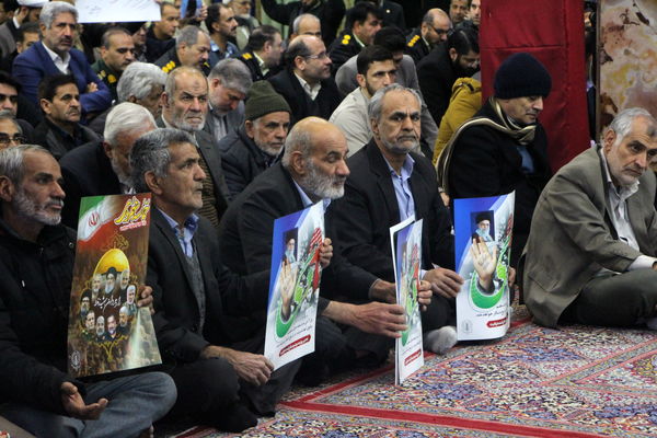 مراسم بزرگداشت حماسه 9 دی در مسجد حظیره در یزد