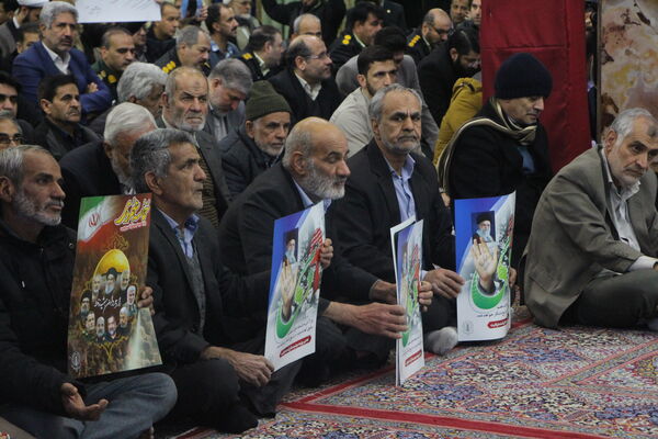 مراسم بزرگداشت حماسه 9 دی در مسجد حظیره در یزد