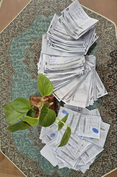 انتخابات شورای دانش‌آموزی در مدرسه سمانه شهرستان مروست 
