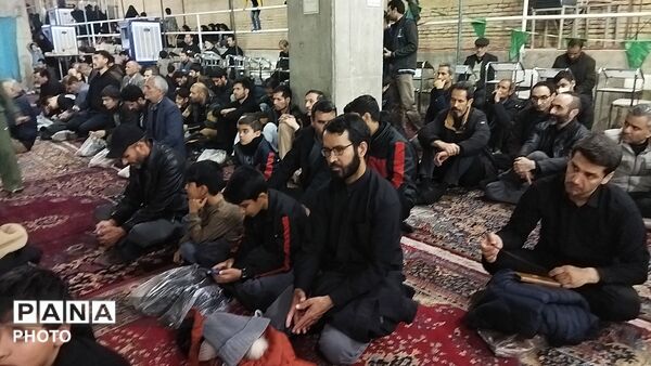 مراسم عزاداری برای شهادت امام خامنه ای در نیشابور 