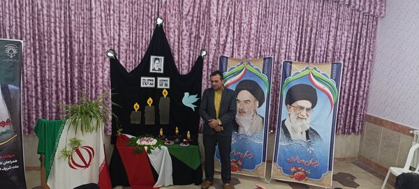 مراسم عزاداری در مدرسه استثنایی ولایت
