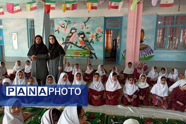 سفره صلوات و سه‌شنبه‌های مهدوی در دبستان شهید ابراهیم تنیده؛ جلوه‌ای از عشق و انتظار